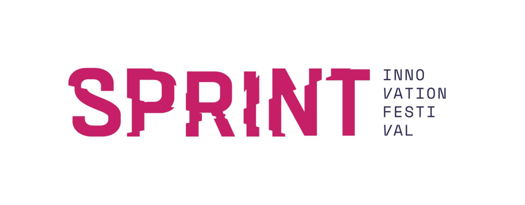 Sprint Innovation Festival logo in pink and violet